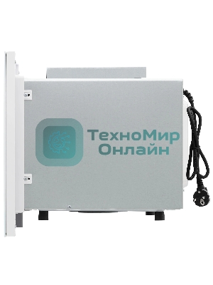 Встраиваемая микроволновая печь Krona ESSEN 60 WH DOTS белый, 31 л, 1000 Вт, переключатели - сенсор