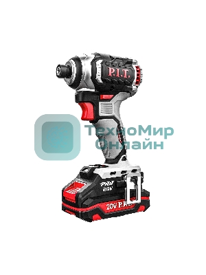 Винтоверт P.I.T. PSD20H-170A/1 аккум. патрон:держатель бит 1/4
