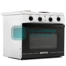 Плита электрическая Мечта 15М белый, конфорок 2 шт, духовка 25 л, 50 см x 47 см x 43 см