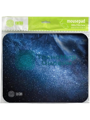 Коврик для мыши Cactus Milky Way 300x250x2мм (CS-MPC-P02M)