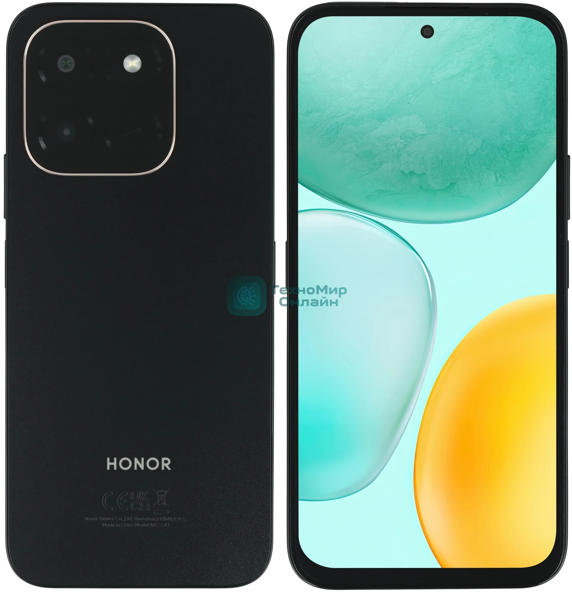 Смартфон HONOR X6c 6/128Gb, черный