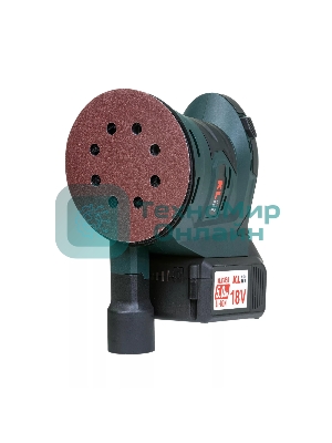 Эксцентриковая шлифовальная машина аккумуляторная KLPRO KLEZ18-50 (18В, Li-ion-2шт, 5.0А·ч, ЗУ 4,5А)