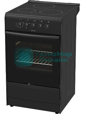Плита электрическая Darina 1B EC 331 606 At антрацит/черный, конфорок 3 шт, духовка 50 л, 50 см x 85 см x 56 см
