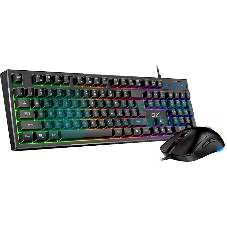 Комплект клавиатура+мышь Genius Scorpion KM-GX6 проводной, USB, 3200 DPI, черный