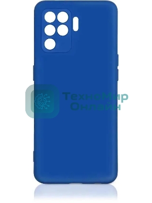 Чехол (клип-кейс) DF oOriginal-11, для Oppo Reno 5 Lite, синий df ooriginal-11 (blue)