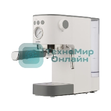 Кофеварка рожковая Centek CT-1168 белый, исп. кофе - молотый, 1.2 л, 1350 Вт, 20 бар