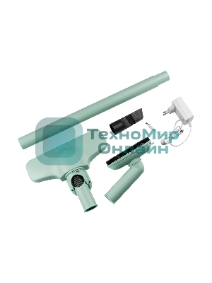 Пылесос вертикальный Galaxy Line GL 6221 мятный, питание от аккумулятора, 130 Вт, уборка сухая, пылесборник 0.3 л, работа от АКБ max - 30 мин