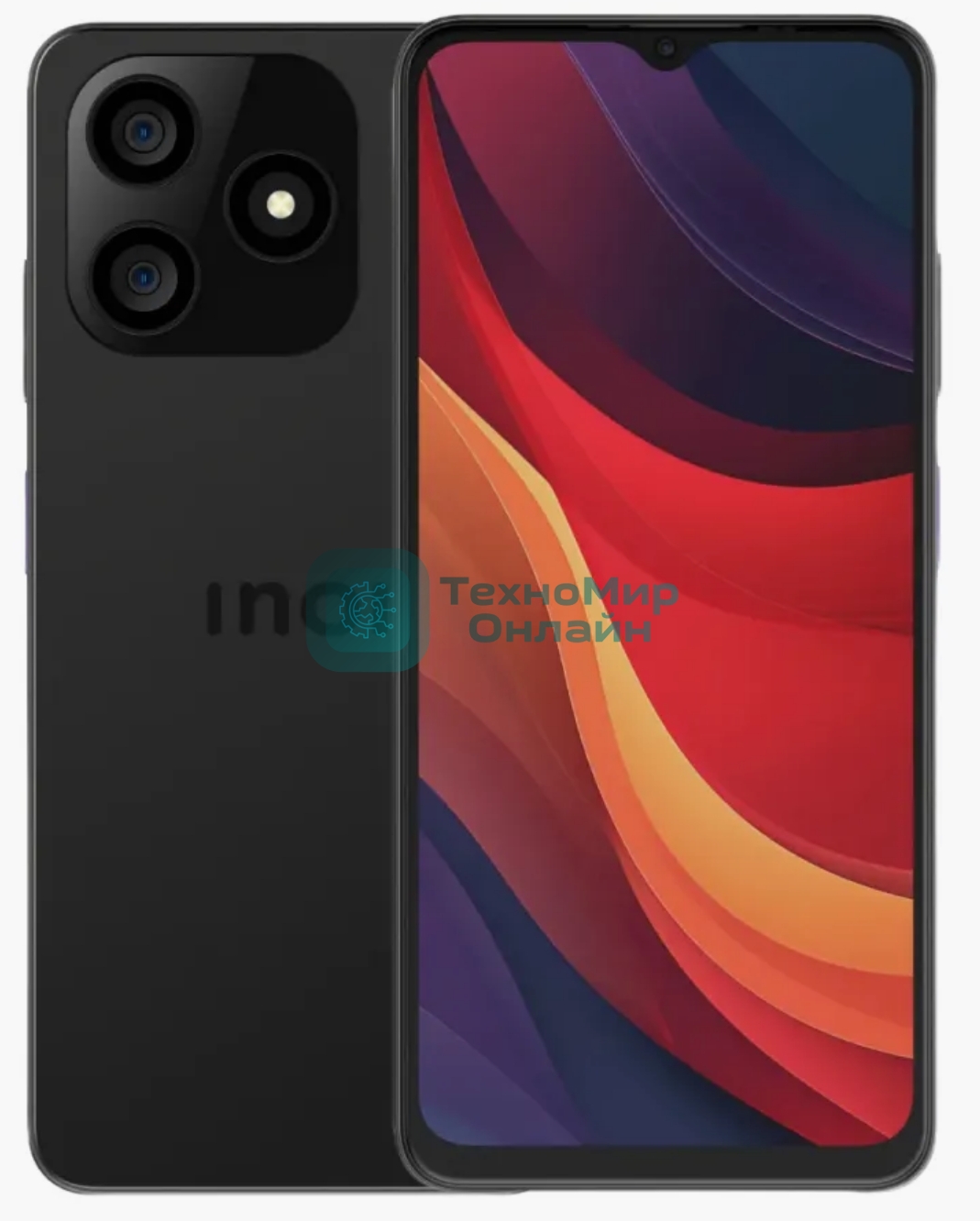 Смартфон INOI A35, 4/128Gb, черный