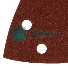 Треугольник абразивный Denzel на ворc. подложке под 