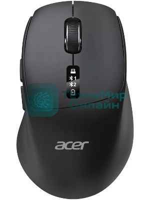 Мышь Acer OMR503 черный оптическая 3200dpi беспров. BT/Radio USB (ZL.MCE11.01B)