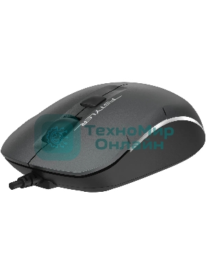 Мышь проводная A4Tech Fstyler FM26S серый/черный, 1600 dpi, USB, кнопки - 4