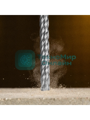 Бур по бетону Denzel цельная крестовая пластина, 12x215 мм, SDS PLUS