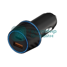 Автомобильное зарядное устройство Maxvi CCM-MS604PD 48W 6A (USB + Type-C, QC3.0 PD3.0) черный