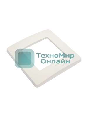 Рамка 1-м 2мод. Brava белый ДКС 75010W