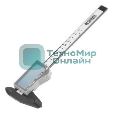 Штангенциркуль пластиковый Denzel 150 мм, электронный, большой дисплей, с глубиномером