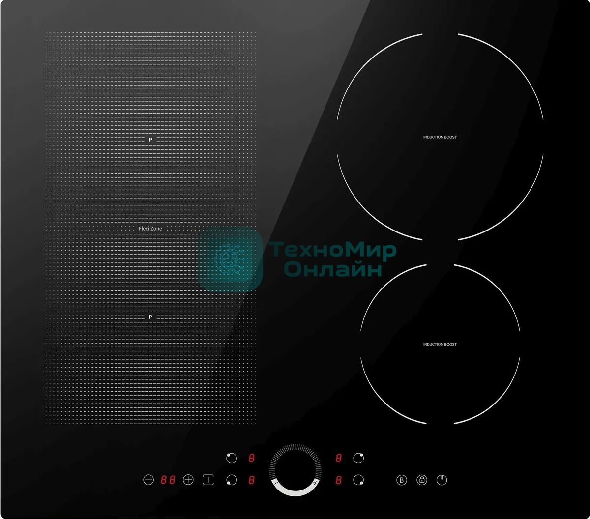 Индукционная варочная поверхность Simfer H60I74S006 черный