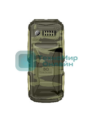 Мобильный телефон BQ 2430L Tank Connect камуфляж/золотистый