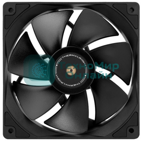 Кулер для корпуса Thermalright TL-G12RB Reverse (120x120x25mm, 4-pin PWM, 62.6CFM, 23.6dBA, 1500RPM, черный)