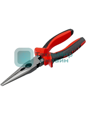 Длинногубцы прямые Matrix 17311, 200 мм, хром-ванадий, двухкомпонентные рукоятки