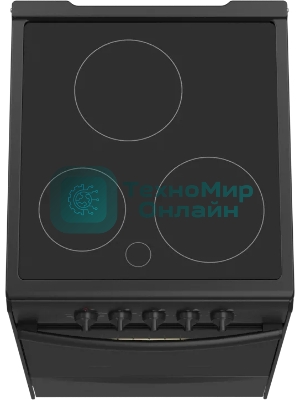 Плита электрическая Darina 1B EC 331 606 At антрацит/черный, конфорок 3 шт, духовка 50 л, 50 см x 85 см x 56 см