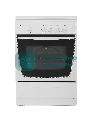 Плита газовая Gefest CG 60М C6 К73 белый, конфорок 4 шт, духовка 63 л, 60 см x 85 см x 60 см