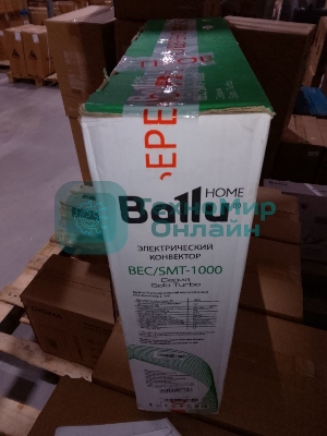 (Поврежденный товар) Конвектор электрический Ballu Solo Turbo BEC/SMT-1000 белый (мощность 1 кВт, площадь 15 м2) (НС-1166357_(Поврежденный товар) 004220)