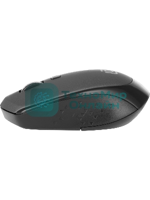 Мышь беспроводная Oklick 488MW серый/черный, 1600 dpi, радиоканал, USB, кнопки - 4
