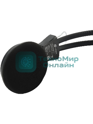 Проводные наушники Oklick HS-M200 черный, накладные, Jack 3.5 мм