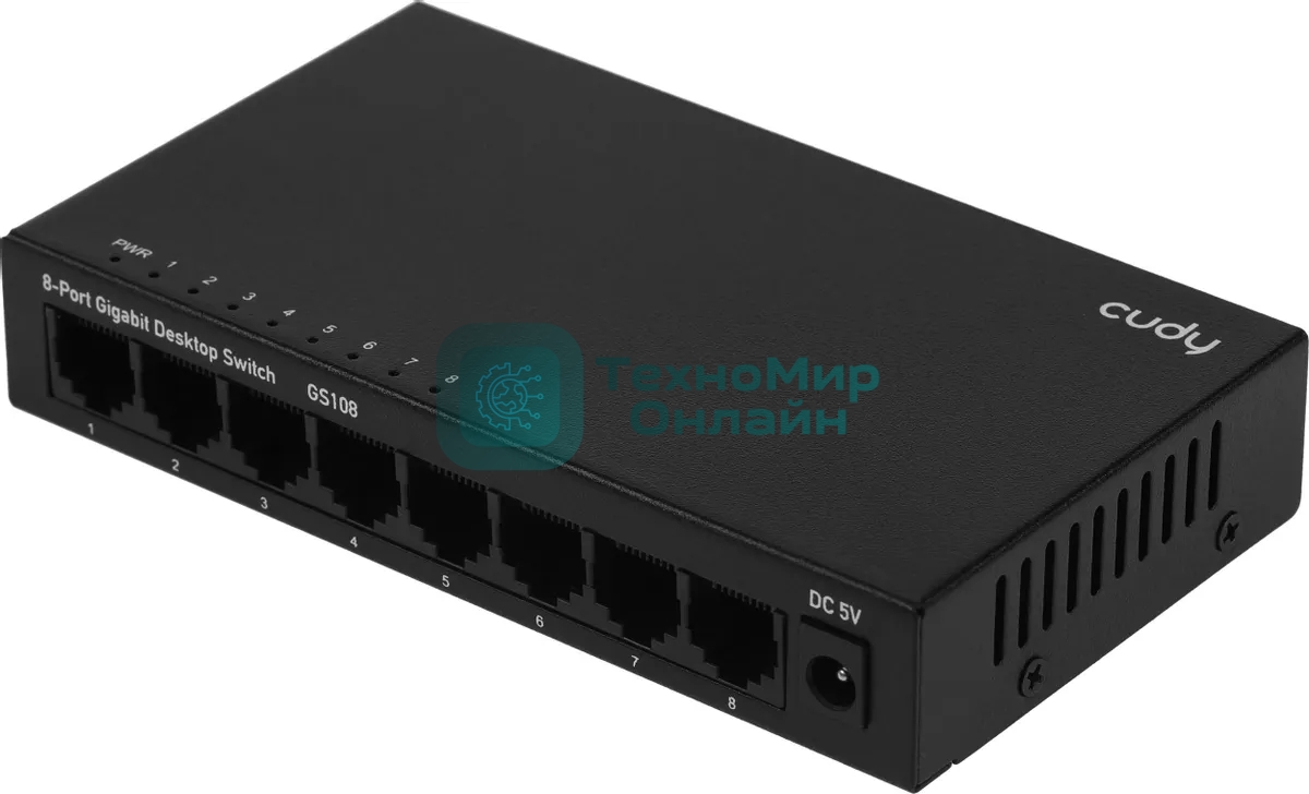 Коммутатор Cudy GS108 (L2) 8x1 Гбит/с неуправляемый