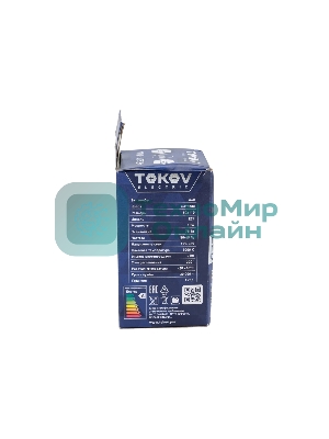 Лампа светодиодная TOKOV ELECTRIC 10 Вт А60 3000К Е27 175-265 В