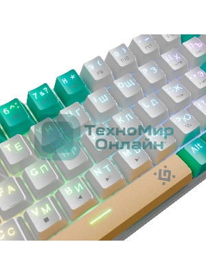 Клавиатура Defender Vexx Pro GK-084 проводная, USB Type-A, белый