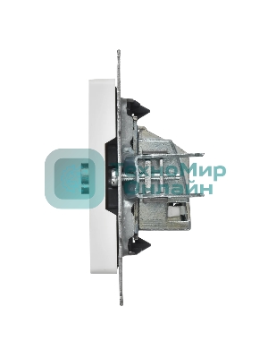 Розетка телевизионная оконечная IEK BRITE РТВ11-0-БрАБ а/б