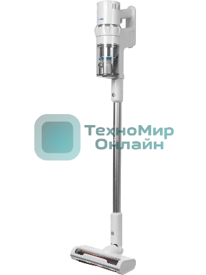 Пылесос вертикальный Haier HVC250 белый, питание от аккумулятора, 250 Вт, уборка сухая, пылесборник 0,5 л