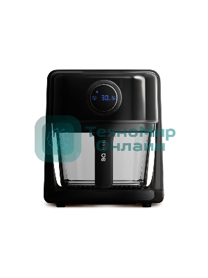 Аэрогриль BQ GR2004 черный, 1400 Вт, 3 л, сенсор, 8 программ