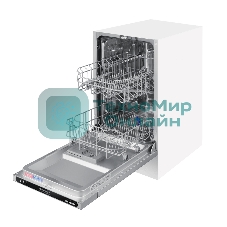 Встраиваемая посудомоечная машина Maunfeld MLP4529A01 Light Beam, черный, 44.8 см, 9 компл., 49 дБ, класс A++
