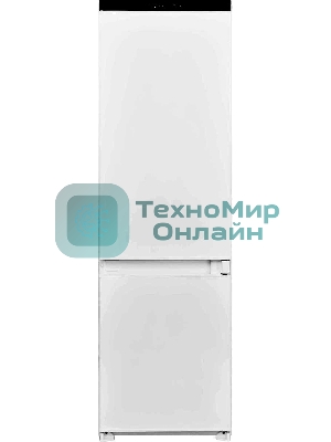 Встраиваемый холодильник Hyundai HBR 1786 2-хкамерн. белый