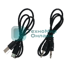 Колонка портативная Hyundai H-PS1025 черный 40W 2.0 BT 10м 3000mAh