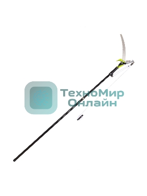 Выдвижная шестопильная пила и секатор Deli DL580511, 2 шкива, сталь SK5, длина лезвия 290 мм, телескопическая рукоятка