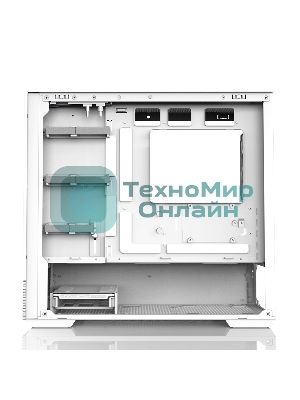Компьютерный корпус ZALMAN P30 AIR, MATX, белый, WINDOW, 2xCombo (3.5'' or 2.5''), 3x2.5