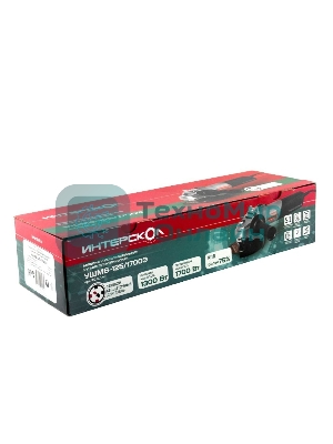 Угловая шлифовальная машина Интерскол УШМВ-125/1700Э 1700Вт 10000об/мин рез.шпин.:M14 d=125мм (912.0.0.40)