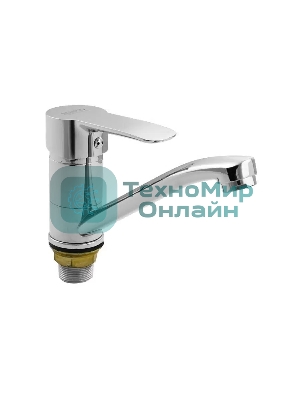 Смеситель кухонный BIANCO 3714S нос 15 см, шаровый