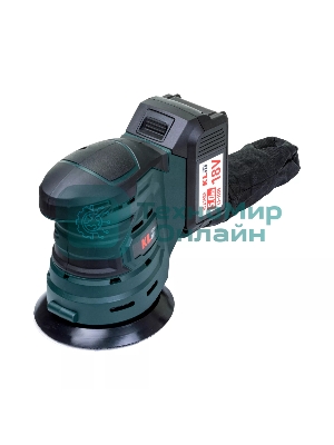 Эксцентриковая шлифовальная машина аккумуляторная KLPRO KLEZ18-50 (18В, Li-ion-2шт, 5.0А·ч, ЗУ 4,5А)