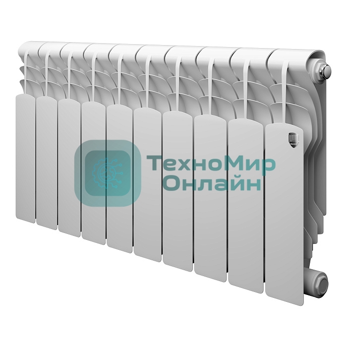 Радиатор биметаллический Royal Thermo Revolution B 350 - 10 секц.