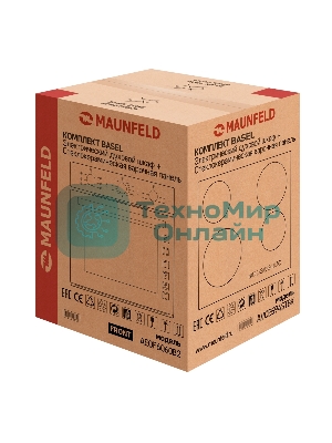 Встраиваемый комплект Maunfeld Basel черный/черный