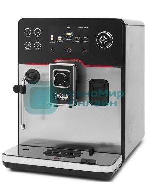 Кофемашина автоматическая Gaggia RI9782/01 NEW ACCADEMIA INOX серебристый/черный, молотый/зерновой, 1.6 л, 1400 Вт, 15 бар