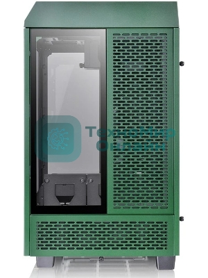 Компьютерный корпус Thermaltake The Tower 100 Racing Green без БП miniITX 1x120мм 3x140мм 2xUSB 3.0 audio bott PSU