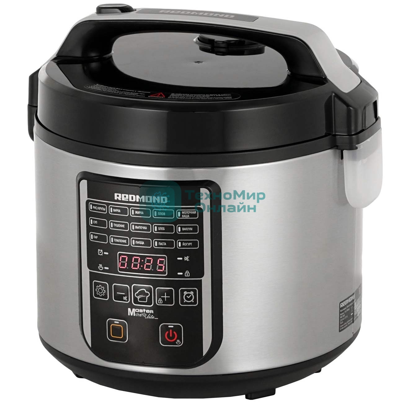 Мультиварка Redmond RMC-M36 сталь/черный