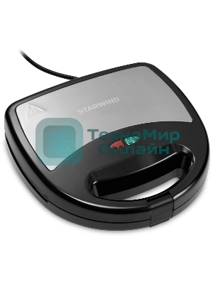 Сэндвичница Starwind SSW2346 750Вт черный/серебристый