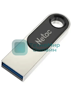 Флешка USB Netac U278 (NT03U278N-032G-32PN), 32Gb, USB 3.0, R/W 90/45, серебристый/черный