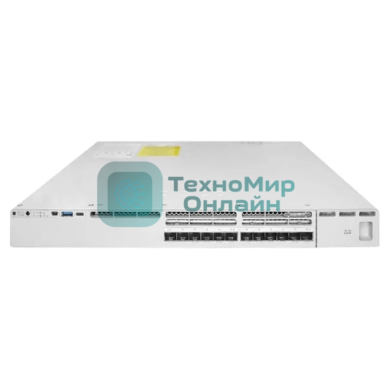 Коммутатор Cisco C9300X-12Y-A, 12×25 Гбит/с SFP28, управляемый